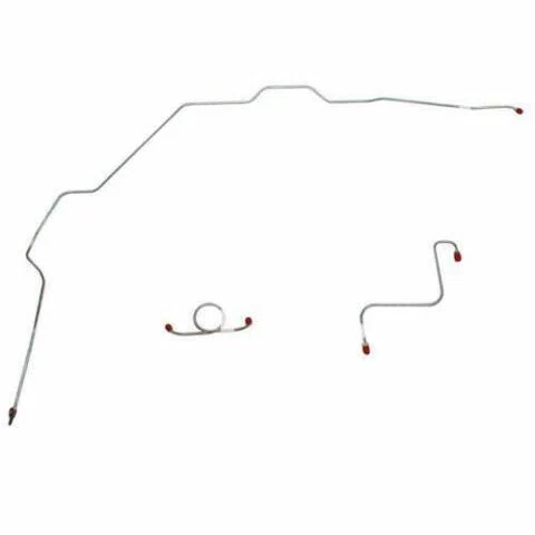 1963-65 Ford Fairlane Front Brake Line Kit Standard Drum Brakes - DKT6301OM